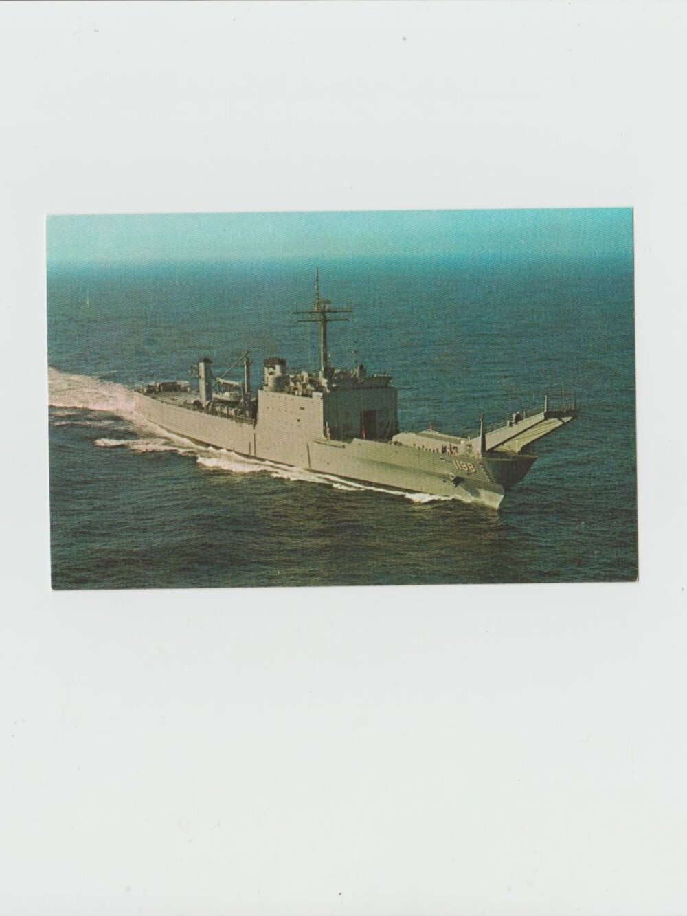 U.S.S. Bristol Country (LST - 1198) Postcard